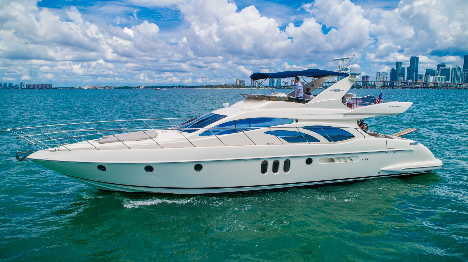 Azimut Luxury Boat Miami beach